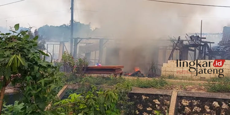 3 Rumah di Blora Ludes Terbakar, Diduga Akibat Lupa Matikan Gas