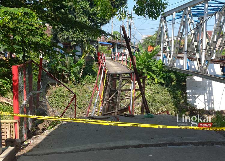 Putus Sejak Oktober 2022, Jembatan Sasak di Kendal hingga Kini Belum Diperbaiki